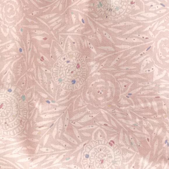 Vintage Oshkosh B’Gosh Jumper Dress Girl 7 Pink Floral Leaf Overall Bibs 90s USA - Picture 5 of 16